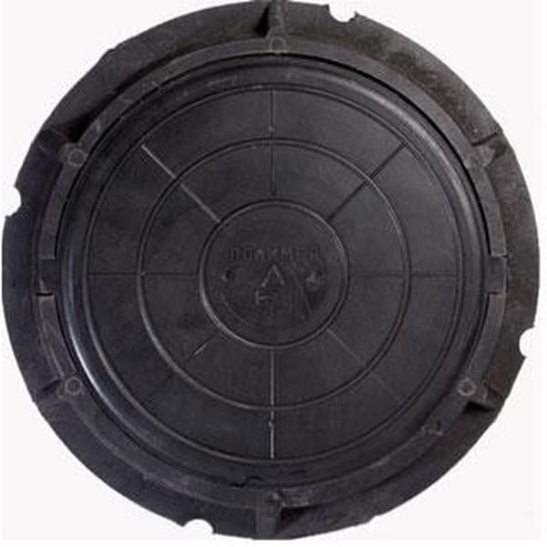 Люк полимерно-композитный легкий 760/630/60 мм 5 т (черный) Агросток 28332